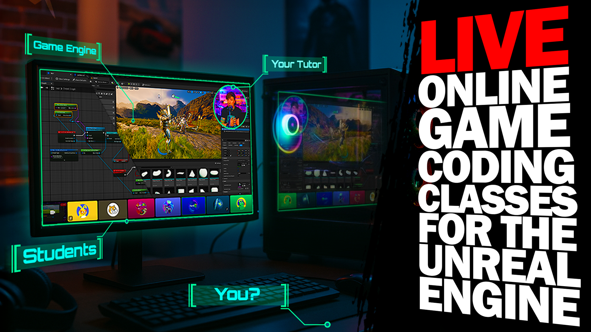 Unreal coding class - Billed monthly