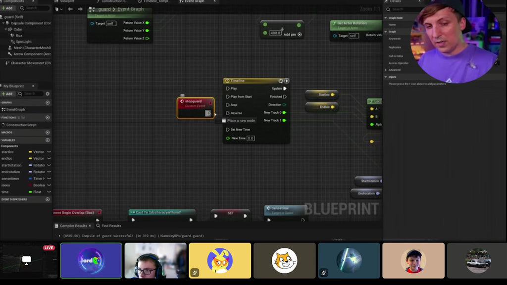Unreal coding class - Billed monthly