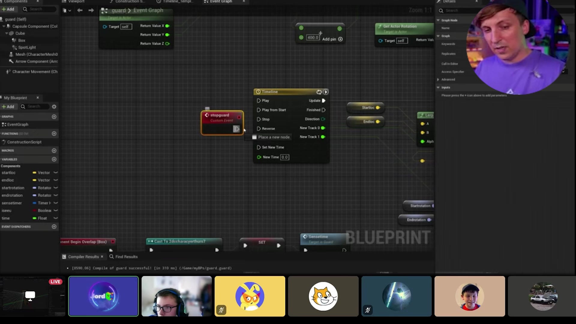 Unreal coding class - Billed monthly